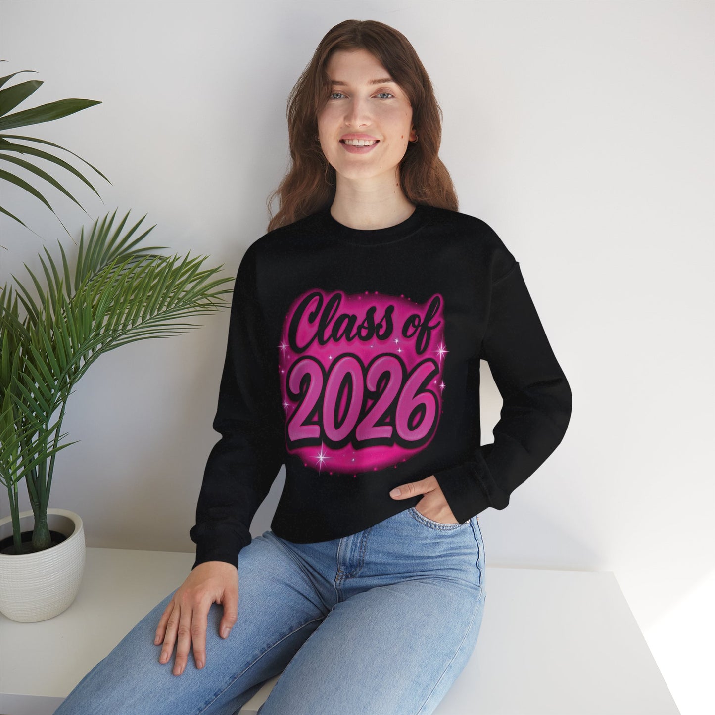 Class of 2026 Graduation Airbrush, Sweatshirt Graduation