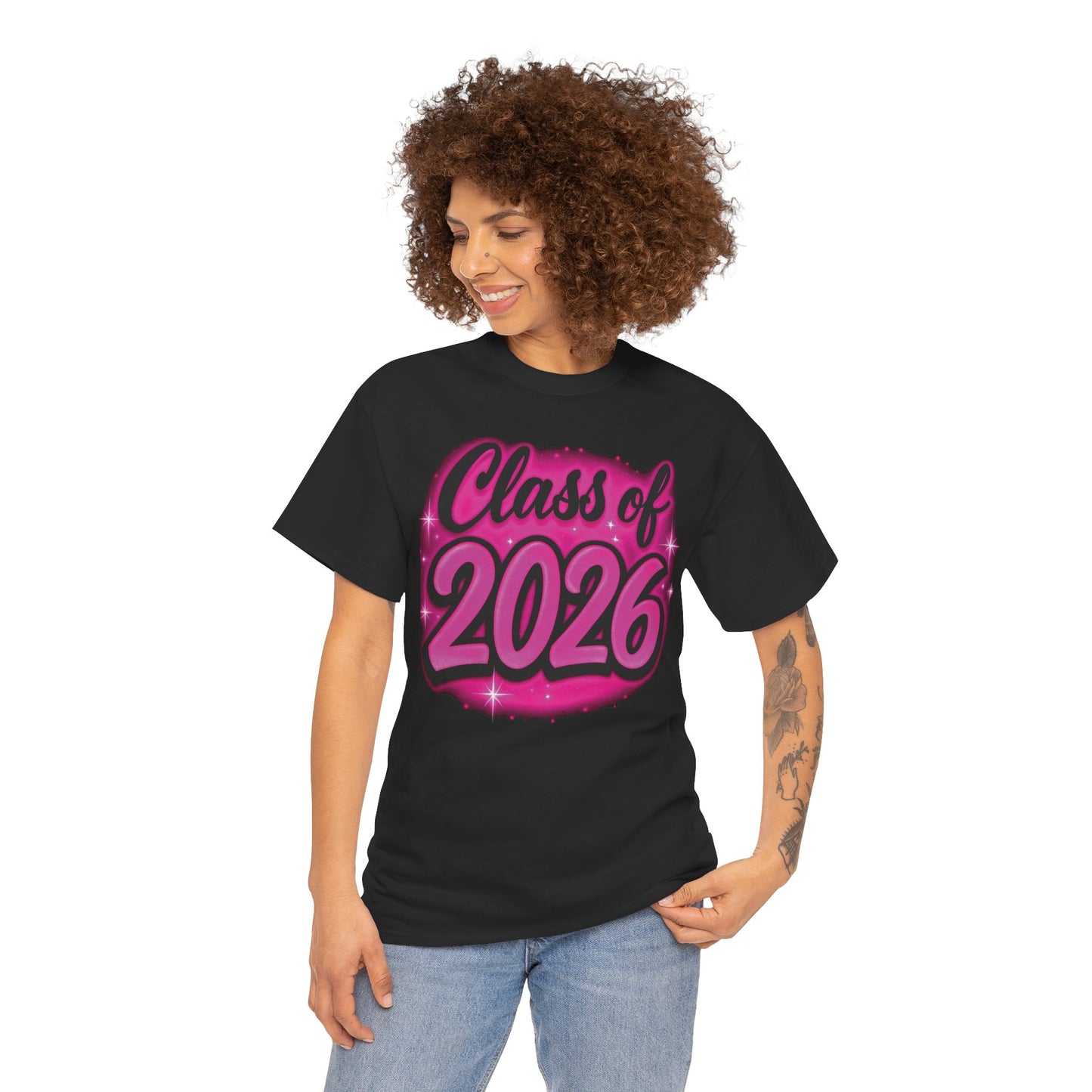 Class of 2026 Tee | Graduation T-Shirt Airbrush graffiti style