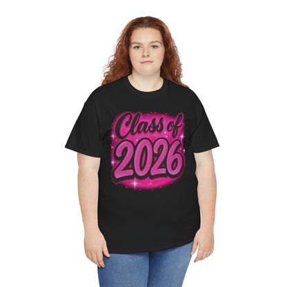 Class of 2026 Tee | Graduation T-Shirt Airbrush graffiti style