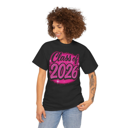 Class of 2026 Tee | Graduation T-Shirt Airbrush graffiti style