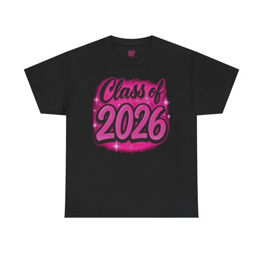 Class of 2026 Tee | Graduation T-Shirt Airbrush graffiti style